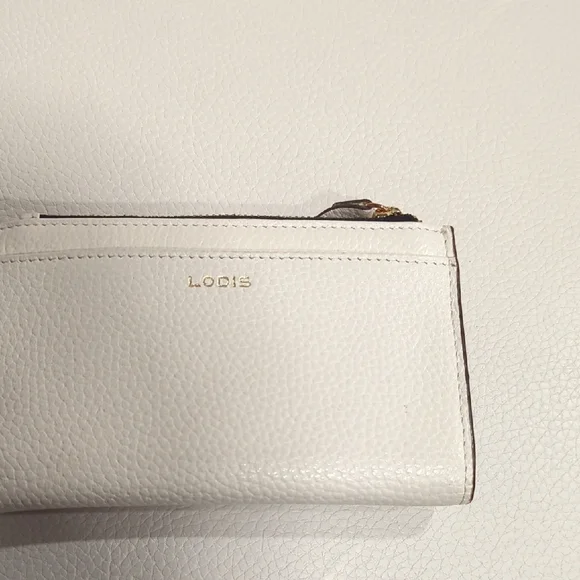Lodis White Leather Wallet - Picture 3 of 10